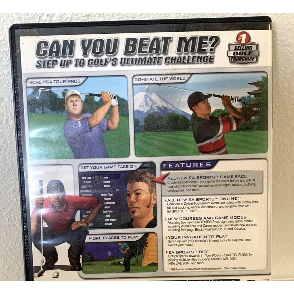 Lot 2 Sony PlayStation 2 Tiger Woods PGA Tour 2004 & Gran Turismo 3 A-Spec